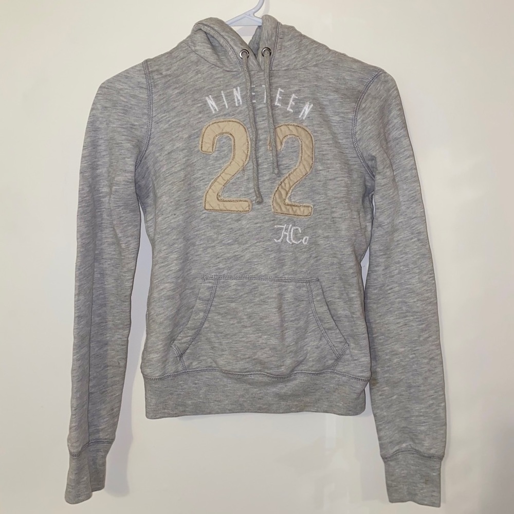 EXCELLENT CONDITION- Gray Hollister Hoodie